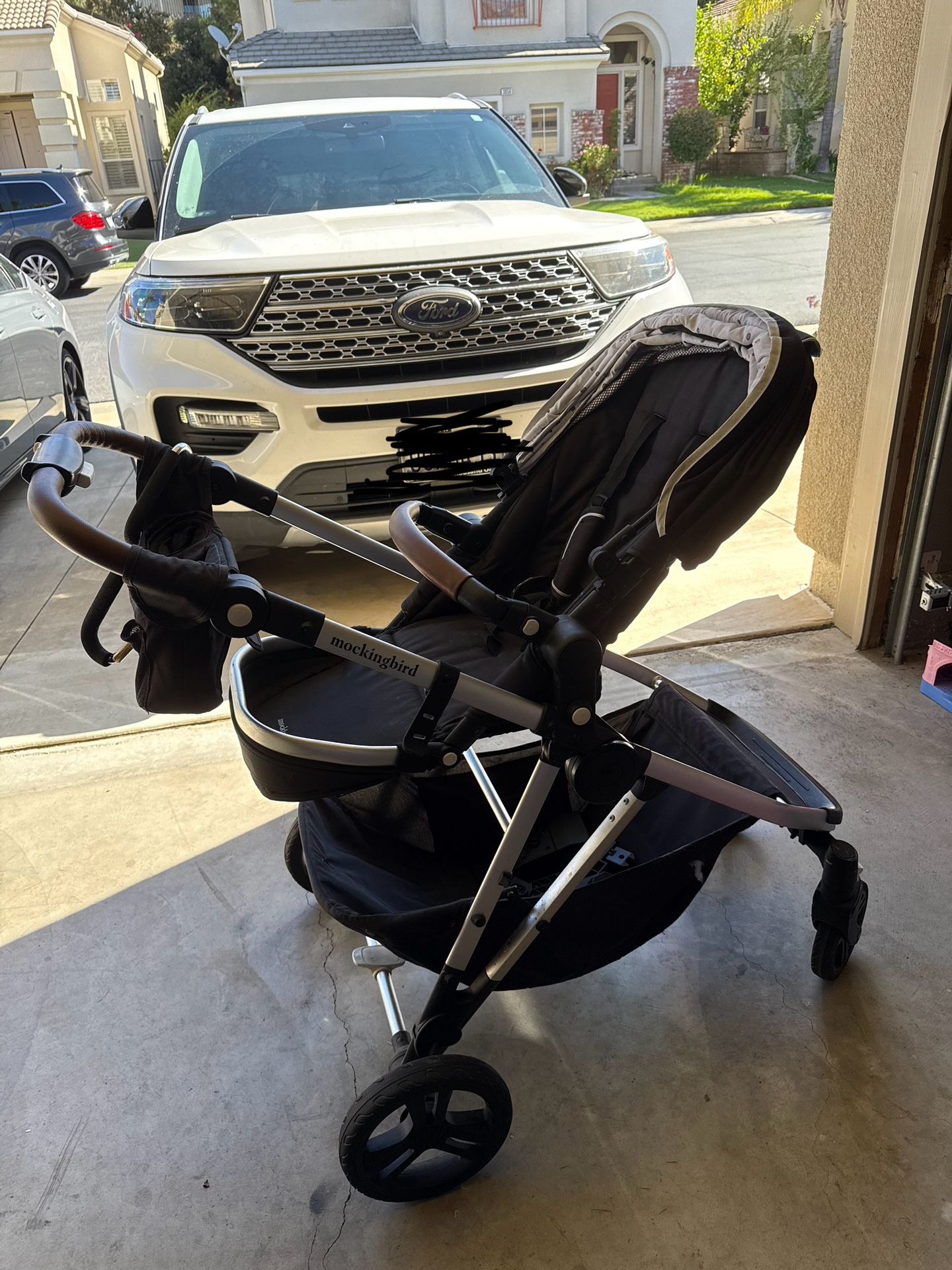 Mockingbird single to double stroller