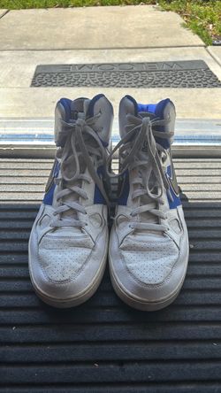 Nike air force 1 High-Top Sneakers White and Blue