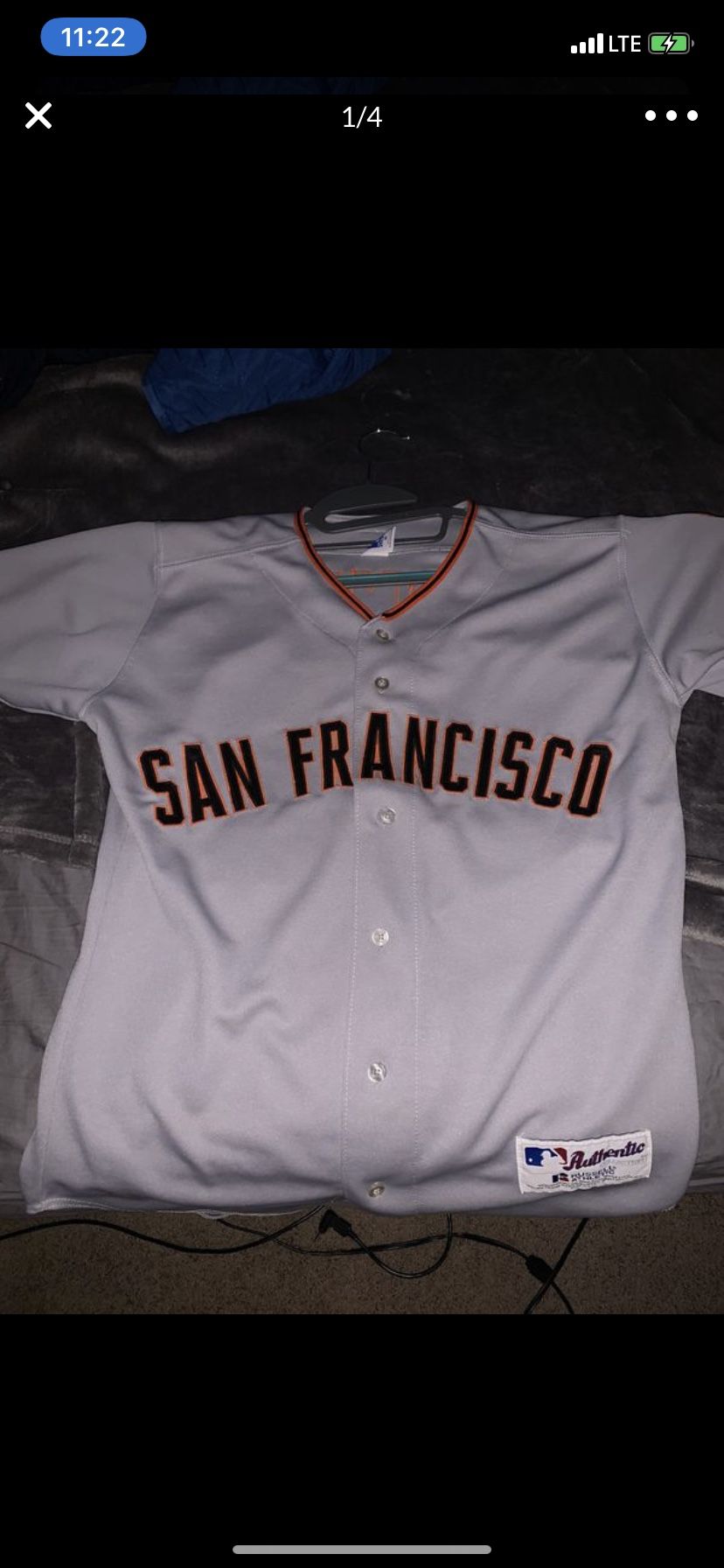 Sf bonds jersey and under armor cleats