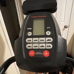 Pro Form elliptical 