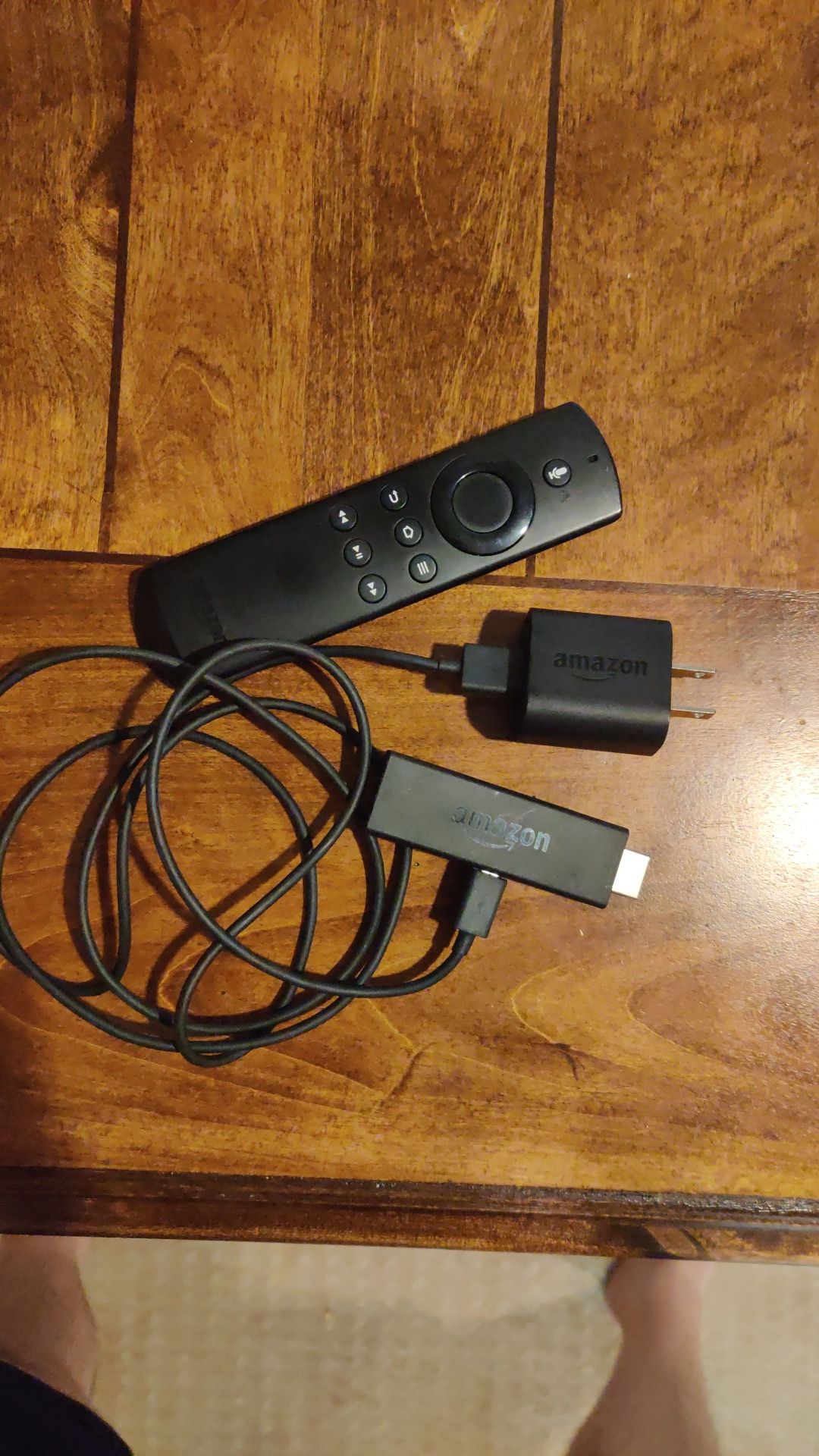Fire tv stick with microphone remote. Factory reset and ready to load