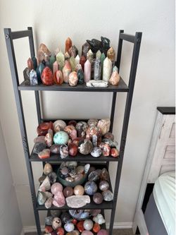 Massive crystal and natural stone collection
