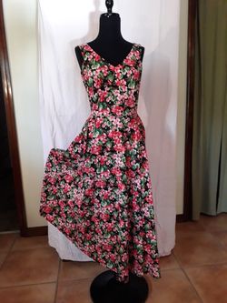 Cotton dress size 4 - one of a kind