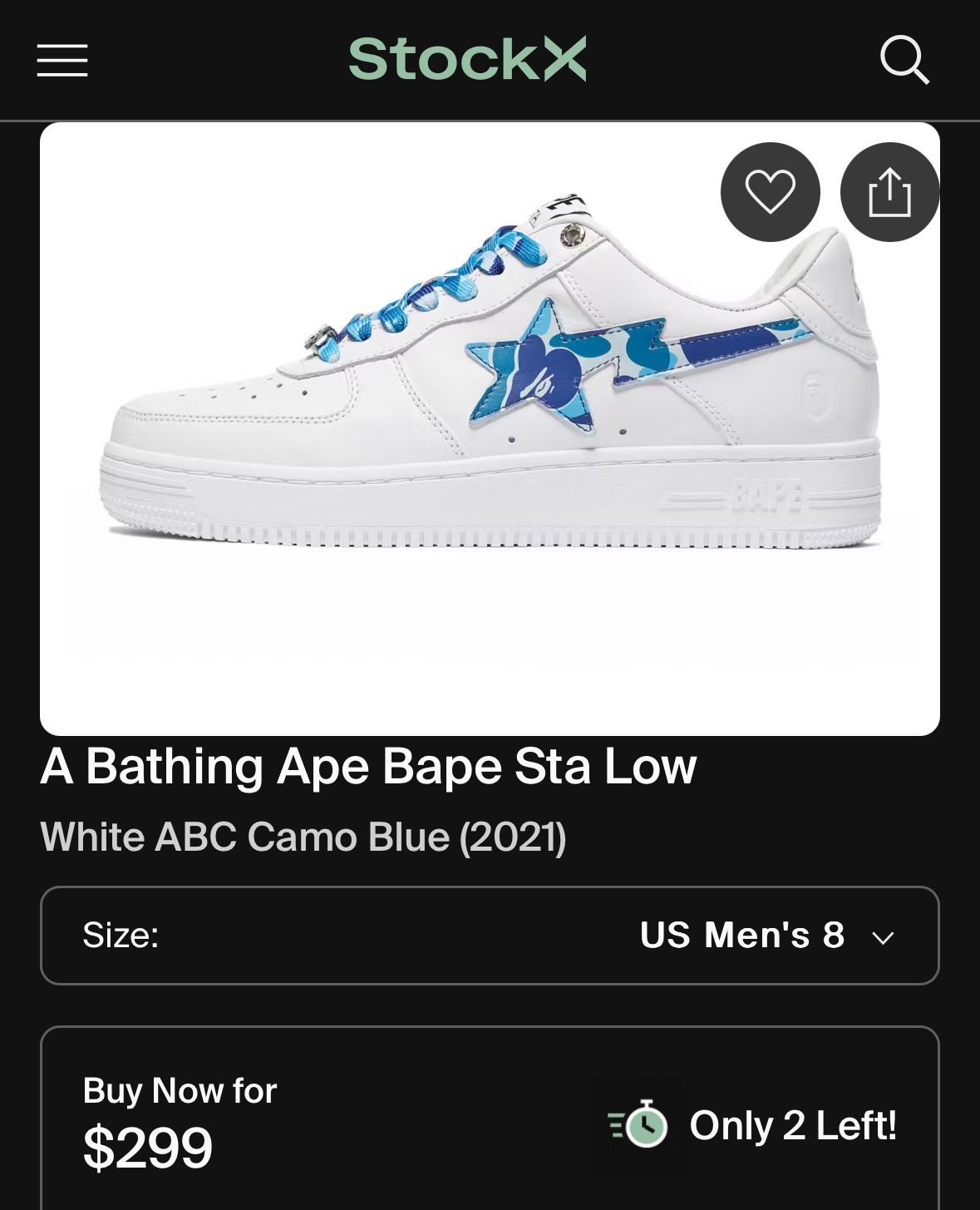 Bapestas (camo/blue)