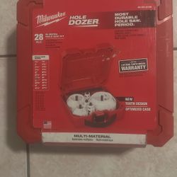 28 Pc Bi-metal Hole Saw Kit 