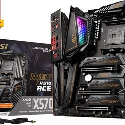 New MSI MEG X570 ACE Motherboard, AMD AM4, DDR4, PCIe 4.0, ATX
