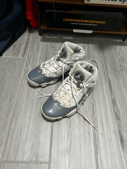 Grey and White Jordan Six Rings