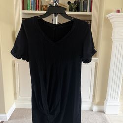SHEIN Holiday V-Neck Loose Fit Dress
