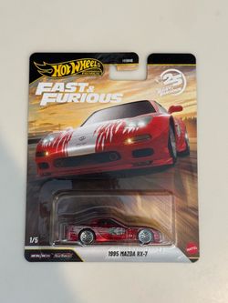 Hot Wheels Premium 25 Years Of Fast & Furious 1995 Mazda RX-7 #1/5 Chase CK6