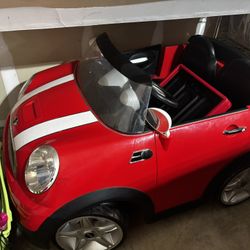 Kids Ride-On Mini Cooper Car (Electric)