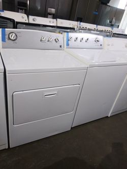 Kenmore top load washer and dryer set working perfectly with 4 months warranty