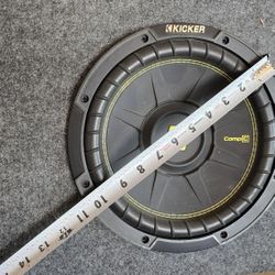 Kicker CompC Subwoofer With Enclosure 
