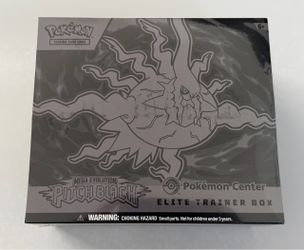 Pokémon Center Mega Evolutions Pitch Black Elite Trainer Box NEW/SEALED