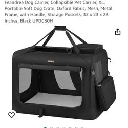  XL DOG CRATE TRAVEL COLLAPSIBLE 