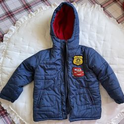Boys Cars Jacket Size 4t