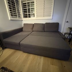 Grey Pull Out Couch