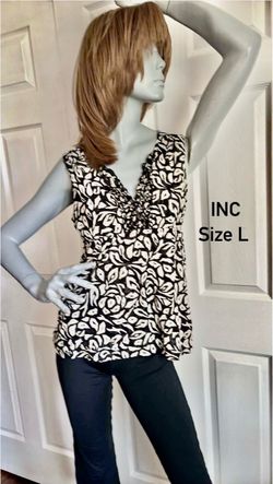 INC Sleeveless Top Size Large