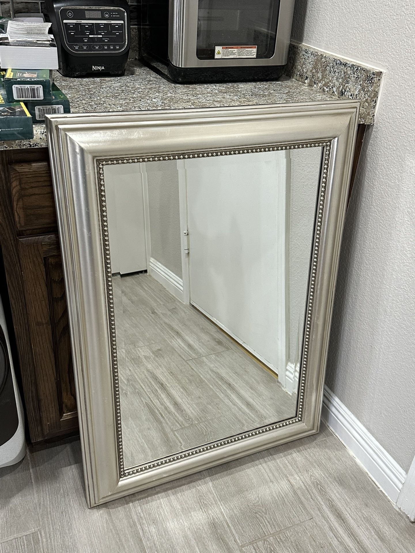 Rustic Silver Wedding Mirror