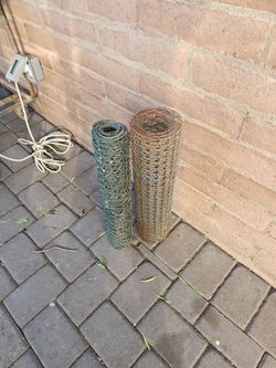 Two Small Rolls of Chicken Wire