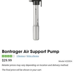 Bontrager Air Support Pump