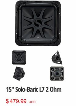 Kicker sub and amp set