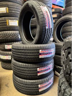 235/60r18 American HT 4 NEW TIRES INSTALLED AND BALANCED INCLUDED