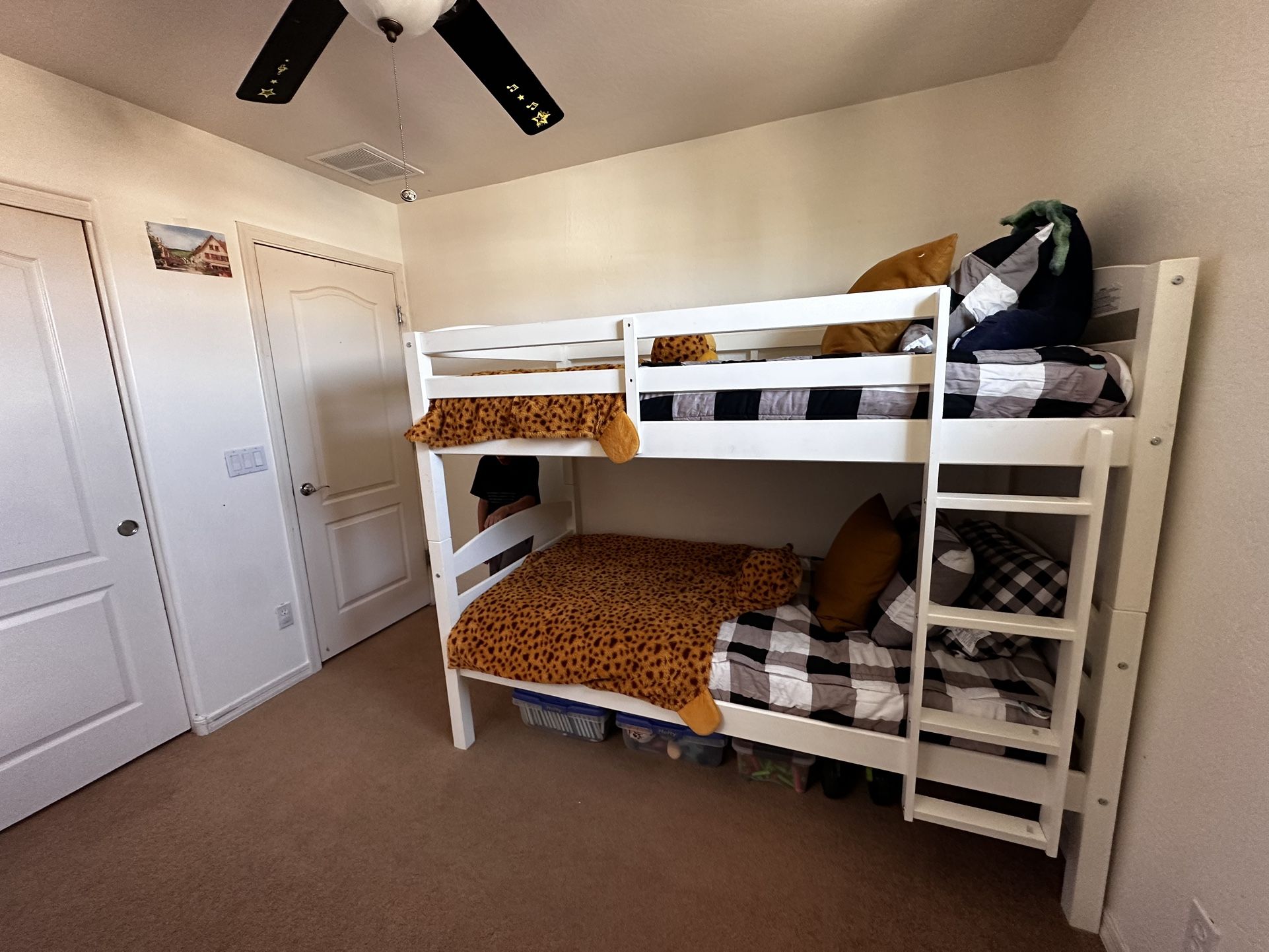 White Bunk Bed