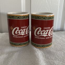 Vintage Coca-Cola ceramic mug