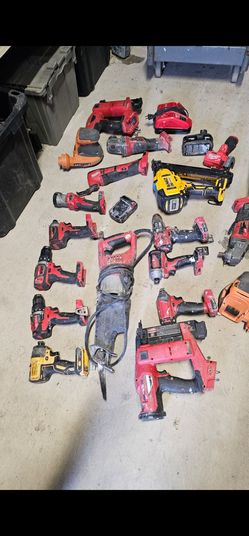 Large Lot of Mixed Power Tools