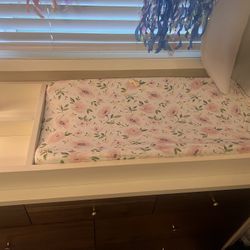 Changing Table Dresser Topper And Pad 
