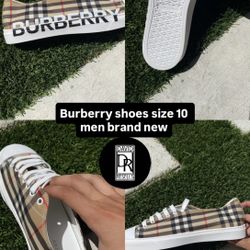 Burberry shoes size 10
