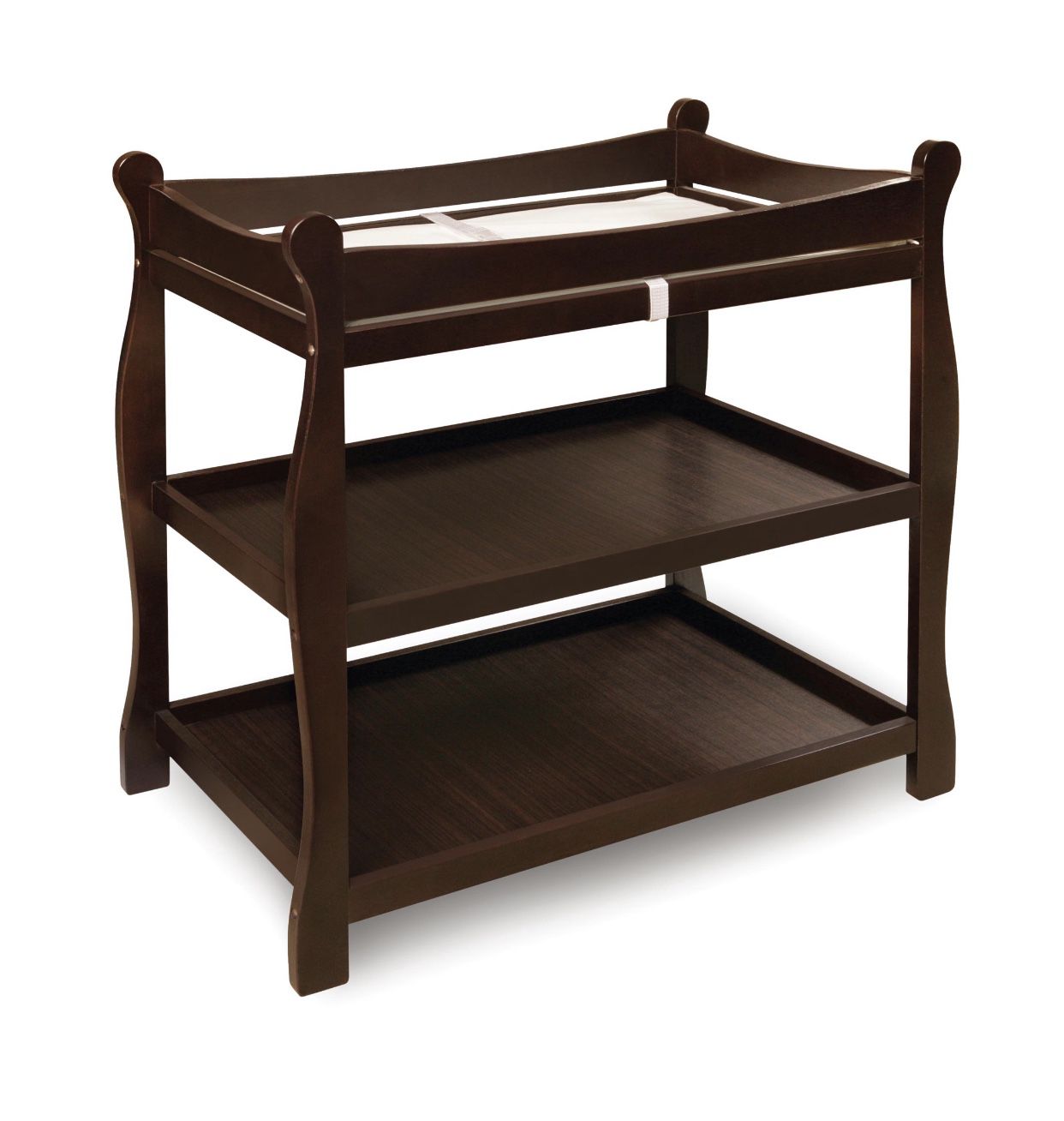Espresso Changing table w/changing pad