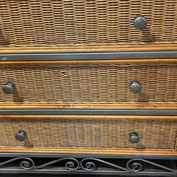 Wicker Short Dresser