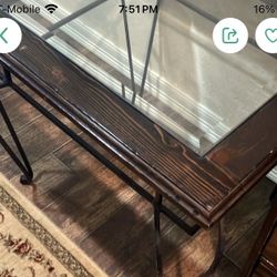 Glass End Tables 10.00 Each Or Both For 15.00