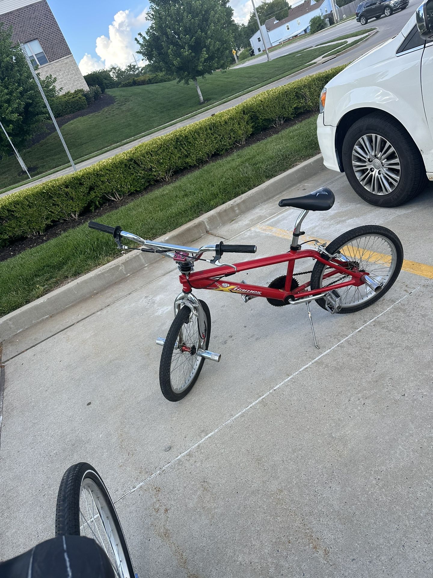 Red BMX Bike