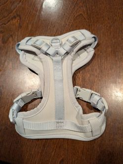 Gray Padded Dog Harness