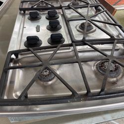 Estufa De Gas Para Empotrar Color Silver 