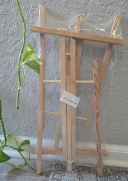 Wooden A frame tabletop easel