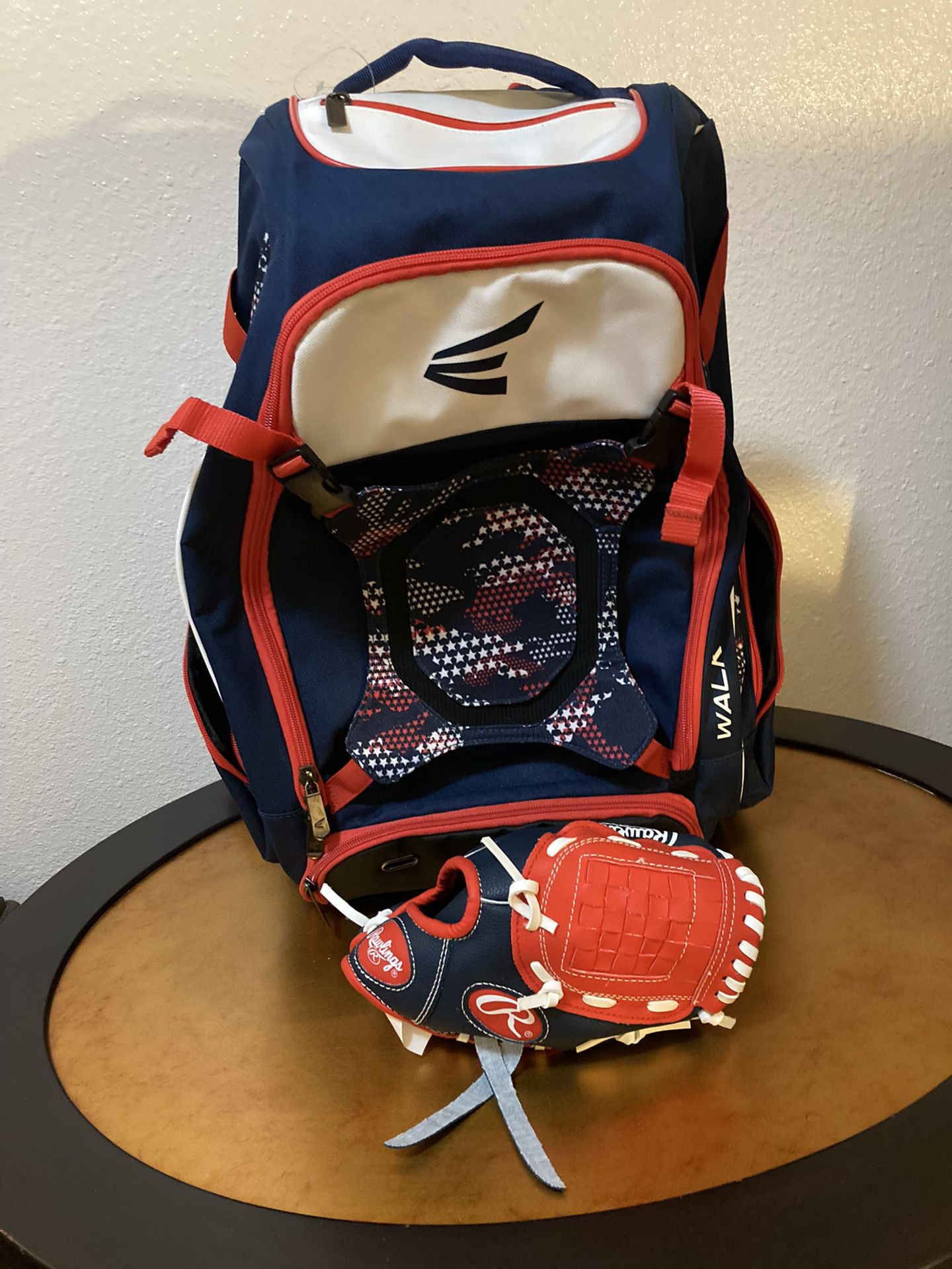 American Baseball Back back + Kids Glove 