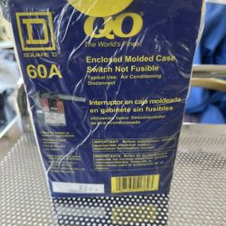 QO 60A  Enclosed Molded Case Switch Not Fusible For Air Conditioning Disconnect. $20 Firm On Price