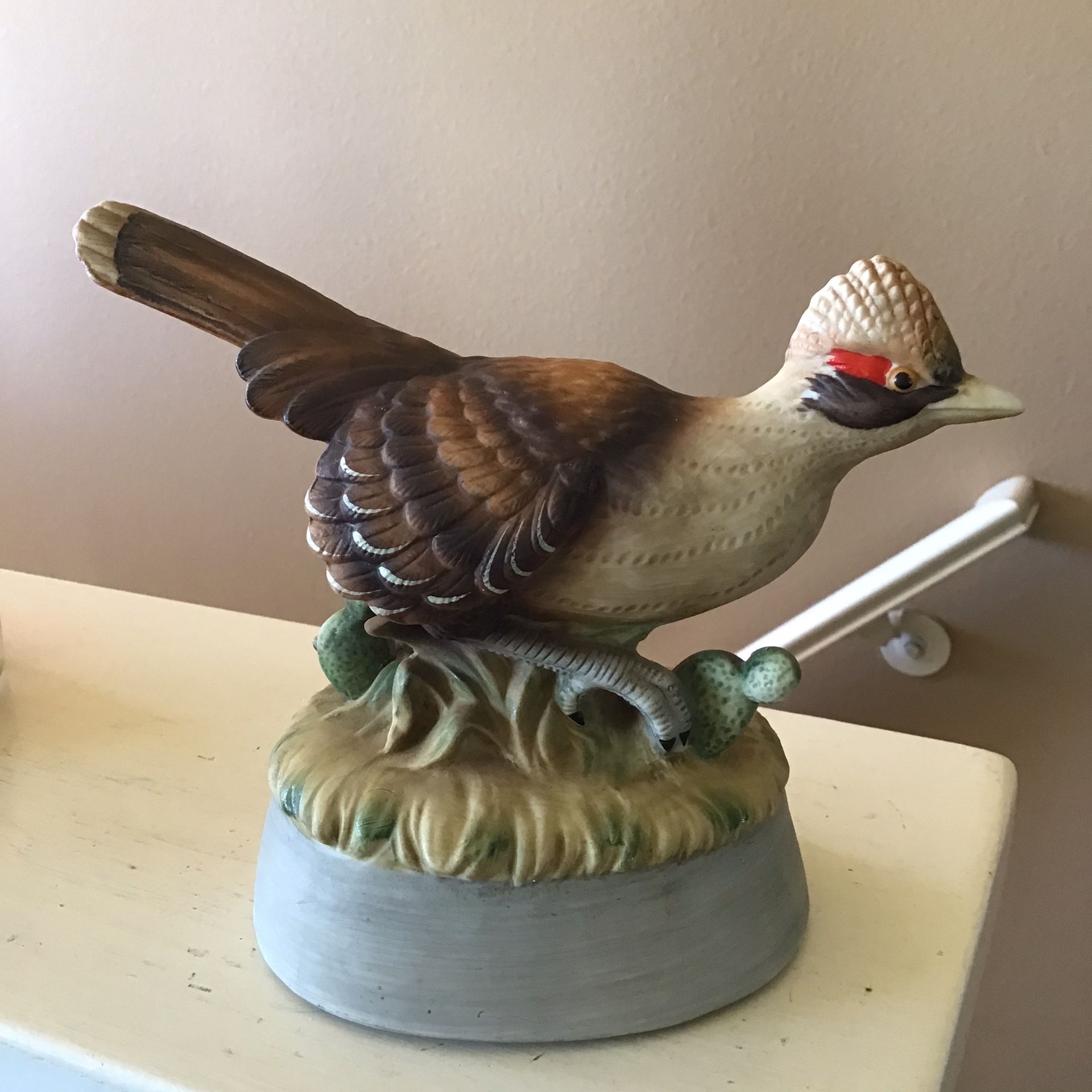Vintage 1979 Berman & Andersen Roadrunner Musical Figurine