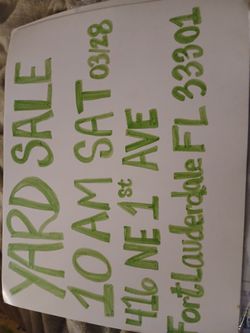 Yard Sale