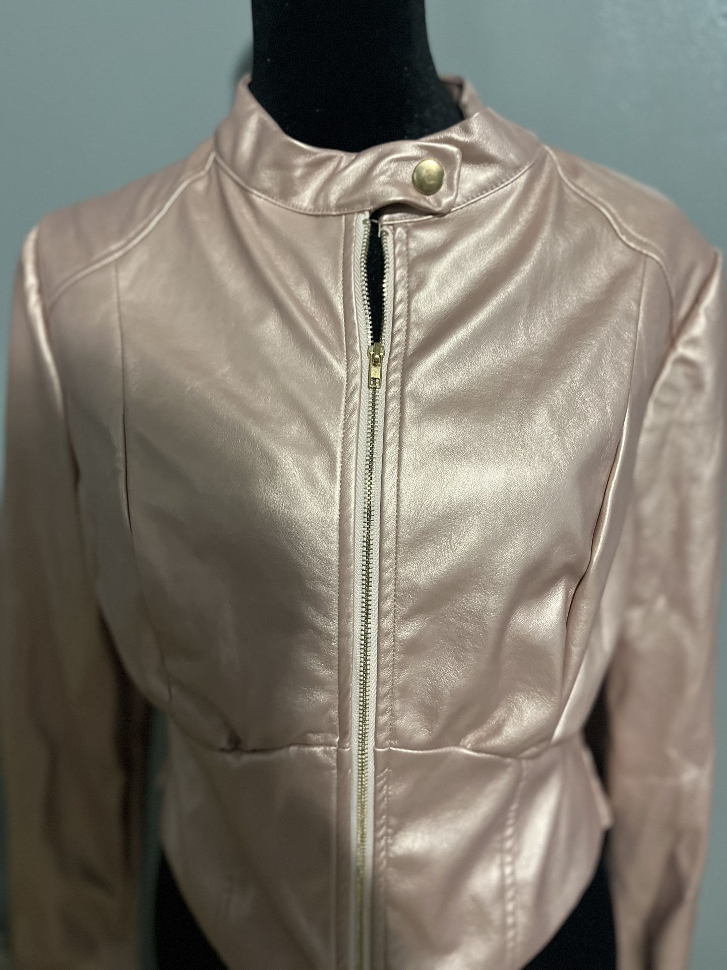 Brand New Shiny Pink Jacket Very Pretty For Spring 😍