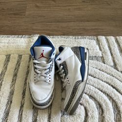 Jordan 3 Retro True Blue Size 12 Men’s Shoes 