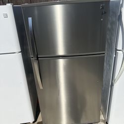 Silver Kenmore Apt Size Stainless Steel Fridge We Deliver And Install🚚👨🏻‍🔧