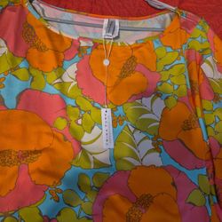Trina Turk PLAYA DE FLOR SWIM TUNIC size Xl