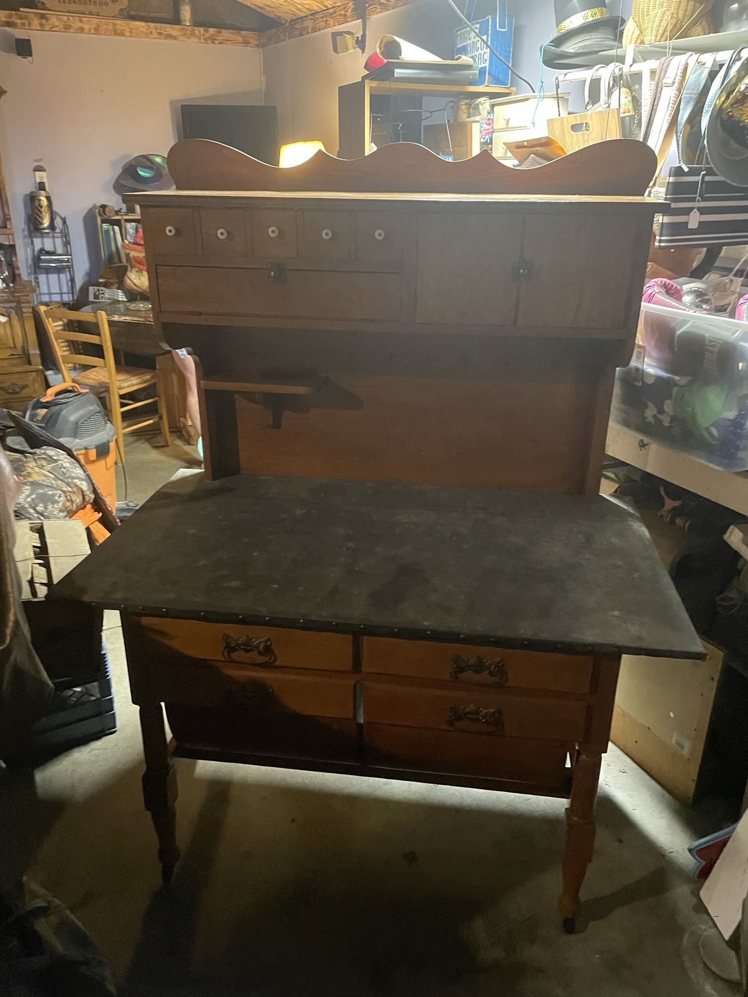 Dough Box Table Antique