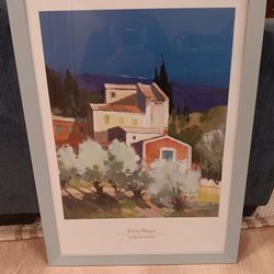 Silvio Magni "Village de Provence" framed print