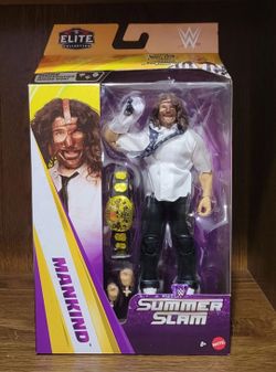 WWE Elite SummerSlam Mankind Smoking Skull Belt