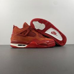 Nigel Sylvester x Air Jordan 4 'Brick by Brick' Sneakers